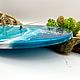 Часы настенные морские из эпоксидной смолы D25см. Часы каминные. Декор, Картины, Часы от Mila.Sh_ART (shkuratskaya). Ярмарка Мастеров.  Фото №4