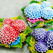 Материалы для творчества handmade. Livemaster - original item Silicone molds for soap Bouquet of dahlias. Handmade.