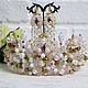White pink large crown of stones wedding, Crowns, Moscow,  Фото №1