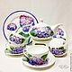 Painted porcelain tea Set Hydrangea. Tea & Coffee Sets. ArtFlera (artflera). Online shopping on My Livemaster.  Фото №2
