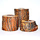 Wooden candlesticks made of elm wood (elm)-2 pcs. WC19. Candlesticks. ART OF SIBERIA. My Livemaster. Фото №4