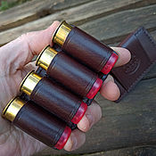 Сувениры и подарки handmade. Livemaster - original item Bandolier - cartridge for the belt, 4 cartridges of 12 caliber. Handmade.
