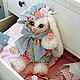 Зайка Луи Шебби-Шик. Авторская вязаная игрушка. Мягкие игрушки. Toyssoul (CorelZO). Интернет-магазин Ярмарка Мастеров.  Фото №2