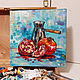 Order Pomegranate oil Painting and coffee turk Buy pomegranate painting. Vladyart. Livemaster. . Pictures Фото №3