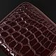 Кошелек из натуральной кожи крокодила IMA0093VK45. Кошельки. CrocShop товары из экзотической кожи. Ярмарка Мастеров.  Фото №7