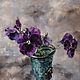 Pansy. Picture. Oil. Pictures. Maria Bel. Online shopping on My Livemaster.  Фото №2