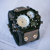 Украшения handmade. Livemaster - original item A gift for a man: a wristwatch - Brutal Grey. Handmade.