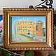 Oil painting View of St. Petersburg, Moika river Canvas 15na20. Pictures. KapustinaArt. Online shopping on My Livemaster.  Фото №2