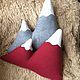 Подушка Гора. Текстиль. SOFT LINEN (детская постель). Интернет-магазин Ярмарка Мастеров.  Фото №2