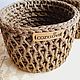 Order Interior basket for storing small things and for interior decoration. Natka-chudinka. Livemaster. . Basket Фото №3