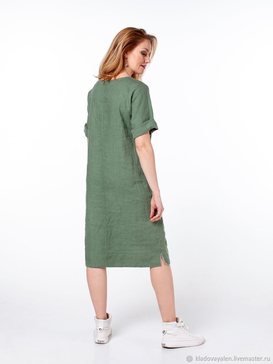 Купить женское платье лен. Платье льняное Camaieu. Turna платье лен. Зеленое льняное платье. Летнее льняное платье.