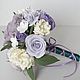 Wedding bouquet Tenderness. Flowers polymer clay handmade. Bouquets. Olga-art-flower. My Livemaster. Фото №5