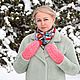  Fashionable Women's Knitted Down Mittens. Mittens. Down shop (TeploPuha34). My Livemaster. Фото №4