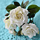 Miniature roses ivory color. Flowers. KG_flowers. My Livemaster. Фото №5
