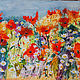 Painting Bright Poppy field Wildflowers Interior painting. Pictures. Lana Zaitceva. My Livemaster. Фото №5