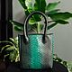 Women's Green Python Leather Bag. Classic Bag. ulijana-zijangirova. Online shopping on My Livemaster.  Фото №2