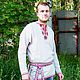 Slavic linen shirt. Costumes3. zimushkaoo. Online shopping on My Livemaster.  Фото №2