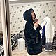 Шубка кролик с капюшоном. Шубы. Меха-Маркет. Интернет-магазин Ярмарка Мастеров.  Фото №2