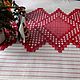 New Year's knitted red carpet on the table. Doilies. BarminaStudio (Marina)/Crochet (barmar). My Livemaster. Фото №6