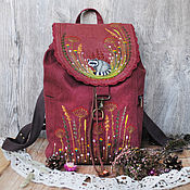 Textile backpack 