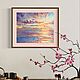 Order  Oil Painting Landscape 'Morning at sea'. Fine Art for Joy. Livemaster. . Pictures Фото №3