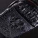Мужская сумка через плечо из кожи крокодила IMA0790B1. Мужская сумка. CrocShop товары из экзотической кожи. Ярмарка Мастеров.  Фото №6