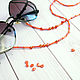 Copy of Copy of Copy of Copy of Beaded Keychain BK1450736. Chain for glasses. Kroshka Bizhu. My Livemaster. Фото №5