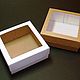 Box with window of the PREFORM (price per pack of 50 pieces), white top. Box1. Lada Enikeeva, packaging. My Livemaster. Фото №6