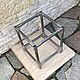 Основание табурета. Табуреты. steel_zigzag. Интернет-магазин Ярмарка Мастеров.  Фото №2