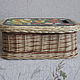 Box - box 'Russian style' wicker rectangular. Storage Box. Elena Shitova - basket weaving. My Livemaster. Фото №4