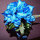 Топиарий "Голубая роза". Топиарии. Подарки ручной работы. Интернет-магазин Ярмарка Мастеров.  Фото №2
