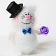 Cat cat toy knitted cats handmade gift kitten. Stuffed Toys. milota-ot-dushi (milota-ot-dushi). Online shopping on My Livemaster.  Фото №2