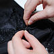 Dress-combination of black silk with lace. Dresses. Yana Levashova Fashion. My Livemaster. Фото №5