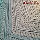  шаль  вязаная ажурная крючком из хлопка. Шали. Knitted-stori. Ярмарка Мастеров.  Фото №6