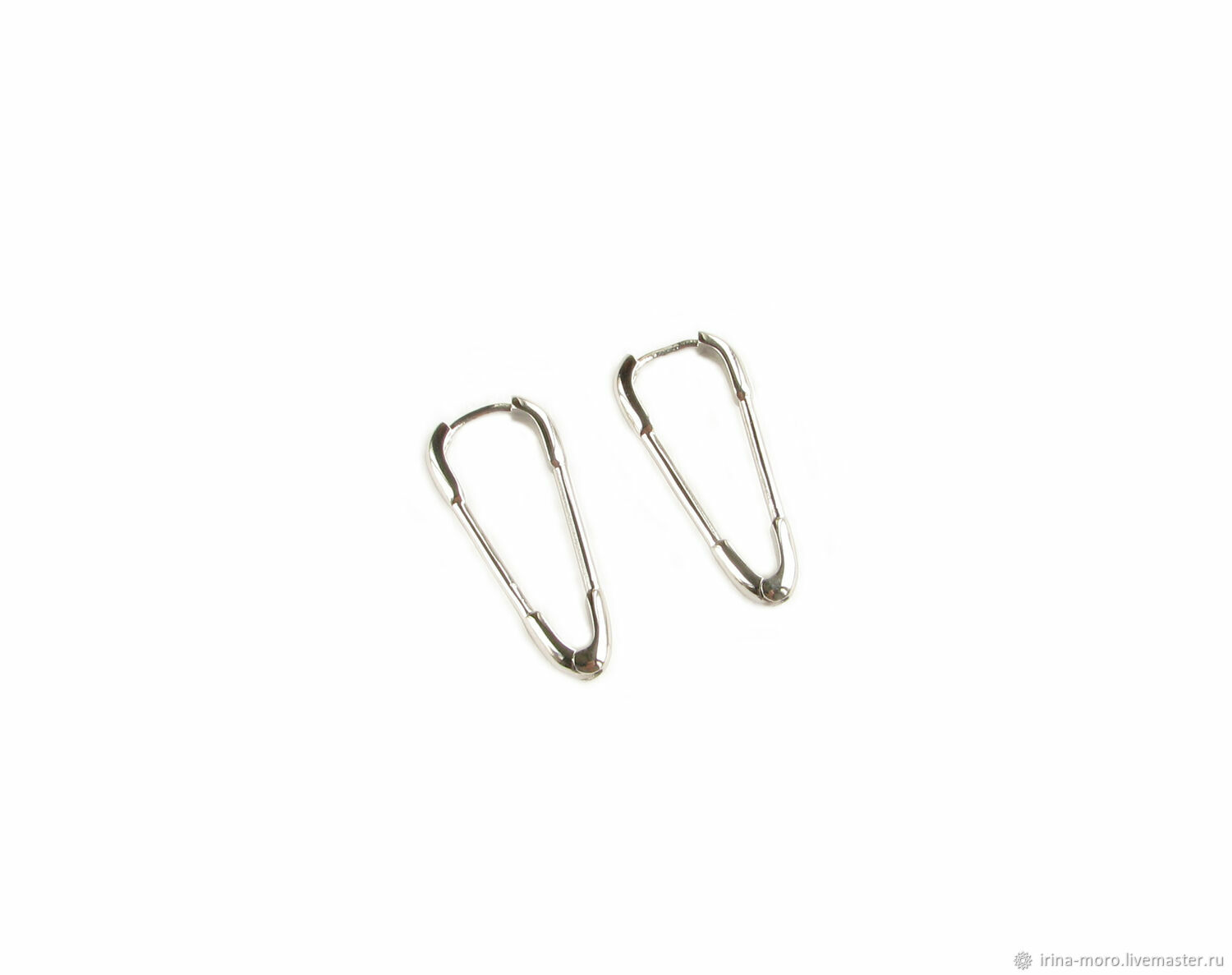 Pin Earrings, Long earrings, Hanging Earrings stylish, Earrings, Moscow,  Фото №1