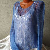 Одежда handmade. Livemaster - original item Handmade Spring openwork jumper. Handmade.