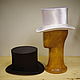Black satin top hat ' Onegin'. Cylinder. Felt Hats Shop. My Livemaster. Фото №4