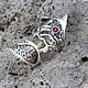 Кольцо на весь палец из серебра 925 HB0093. Кольцо на весь палец. Sunny Silver. Ярмарка Мастеров.  Фото №6