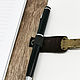 Wooden notebook with a leather-bound clasp. Notebooks. semejnaya-masterskaya-bambuk. My Livemaster. Фото №5