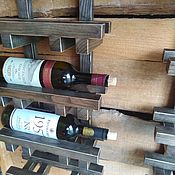 Для дома и интерьера handmade. Livemaster - original item Shelves: Shelf for wine collection. Handmade.