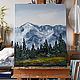 Oil painting of the mountain North Mountain Landscape. Pictures. artwatercolor. Online shopping on My Livemaster.  Фото №2