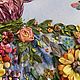 Картина интерьерная «Натюрморт, Цветочный вальс «. Картины. Вышивка лентами Татьяна Жукова (tzhukova). Ярмарка Мастеров.  Фото №4