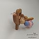 Wooden Elephant Rodent with Silicone and Juniper Beads. Teethers and rattles. Very big ears (verybigears). My Livemaster. Фото №4