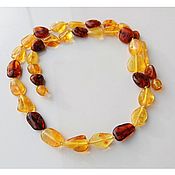 Работы для детей, handmade. Livemaster - original item Amber Beads made of natural amber A gift for mom to wife. Handmade.