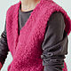 Жилет букле вязаный детский с V-вырезом. Жилет. VA kids knitwear. Ярмарка Мастеров.  Фото №15