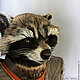 Rocket Racoon. Мягкие игрушки. Елена Морозова (honani). Интернет-магазин Ярмарка Мастеров.  Фото №2