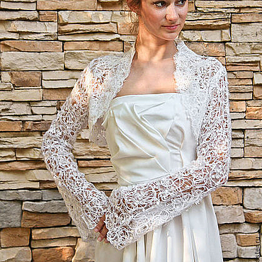 Свадебное платье Солания + болеро купить в Москве, свадебный салон каталог с фото