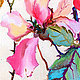 Imagen con rosas 'rosa salvaje' óleo. Pictures. Multicolor Gallery. My Livemaster. Фото №6