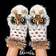 Polar Owl Mittens. Mittens. 2sovy. Online shopping on My Livemaster.  Фото №2