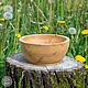 Salad bowl made of natural Siberian cedar wood. 200 mm. T40, Utensils, Novokuznetsk,  Фото №1